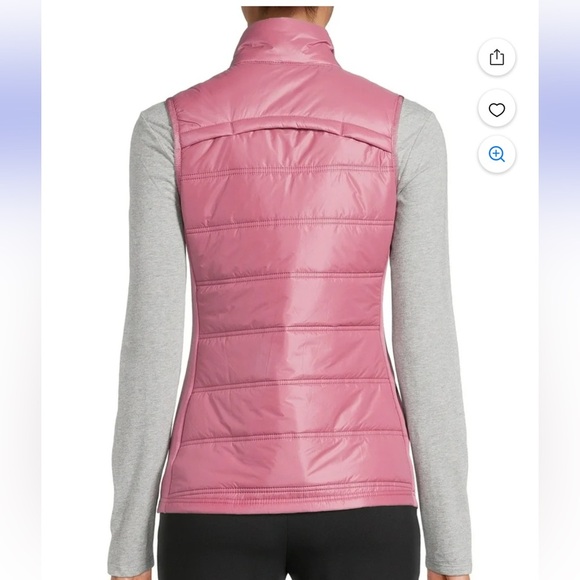Avia Pink Quilted Puffer Vest Size Med NWT - Picture 7 of 7